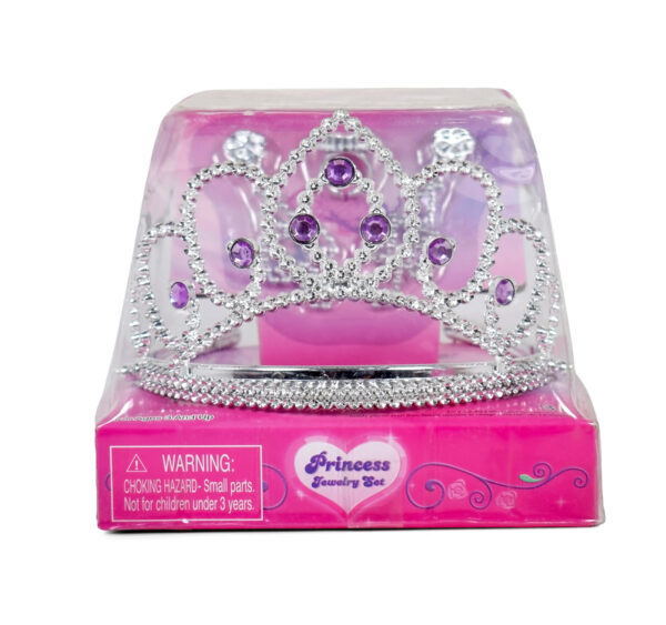 Girls Jewellery, Crown Set With Ear Rings - 3Y+-21780