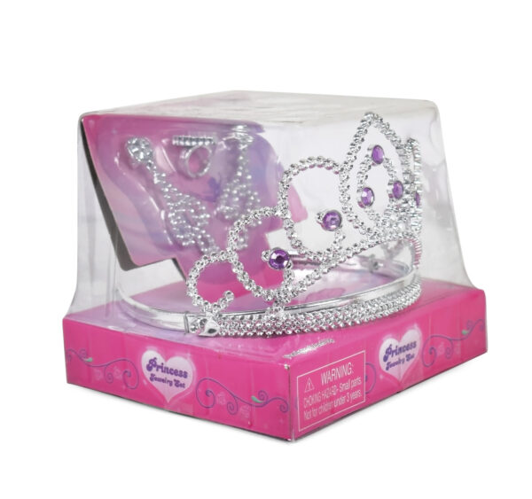 Girls Jewellery, Crown Set With Ear Rings - 3Y+-21778