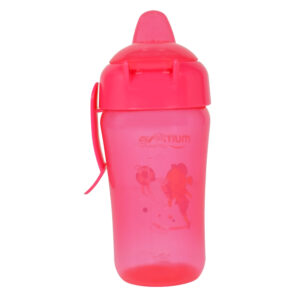 Mumlove Soft Silicone Spout Sipper (12M+) Pink - 300ml-21849