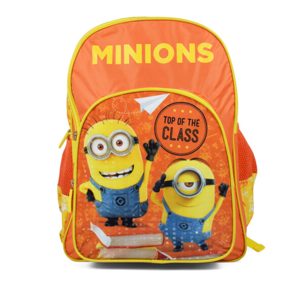 Minions School Bag Orange - 18 Inches-0