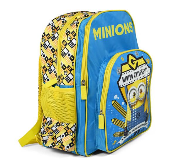 Minions Print School Bag Blue - 18 Inches-22432