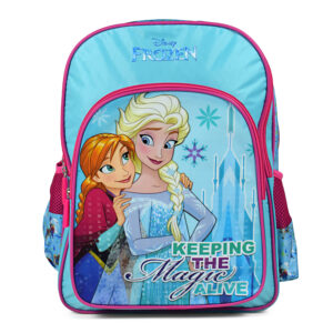 Disney Frozen Printed School Bag Blue - 18 inches-0