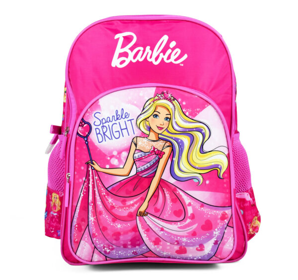 Barbie Sparkle Bright School Bag Pink - 18 inches-0