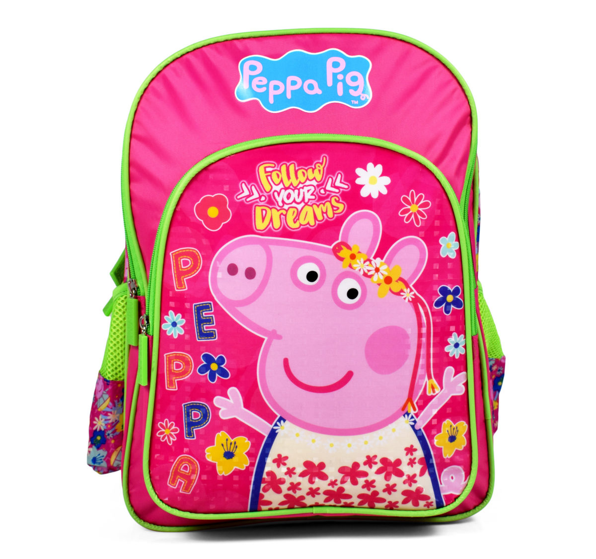 Peppa Pig School Bag Pink 16 inches Baby's World