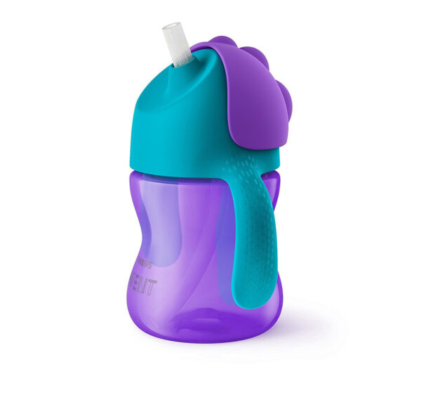 Philips Avent Bendy Straw Cup 9M+ Purple - 200 ml -23281