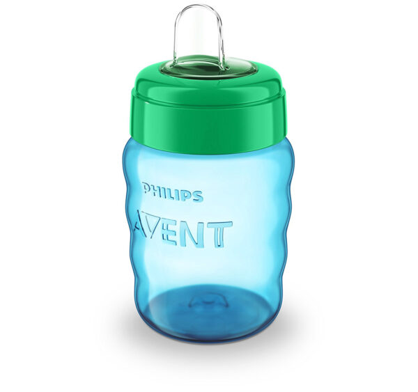 Philips Avent Classic Spout Cup 260ml (Green/Blue)-0