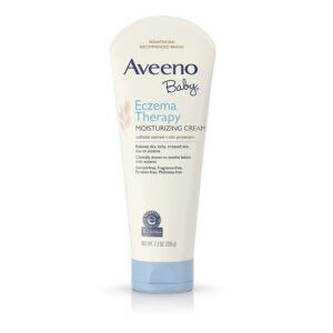 Aveeno Baby Eczema Therapy Moisturizing Cream For Dry Skin - 206gm -0