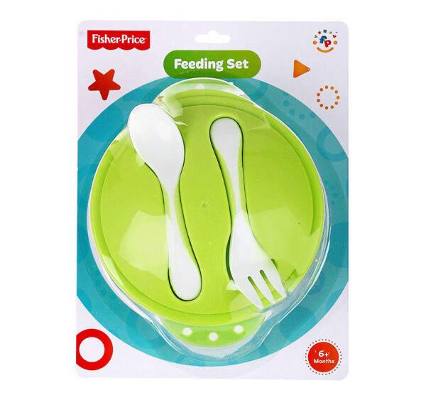 Fisher Price Baby Feeding Set - Green-0