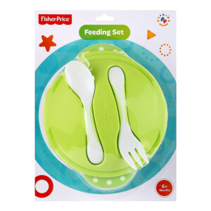 Fisher Price Baby Feeding Set - Green-24089