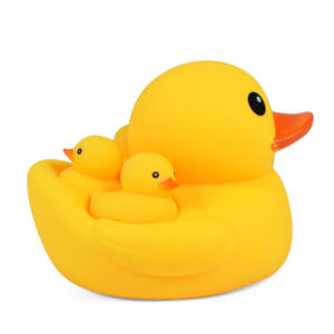 Sqeezing Duck Bath Toy (Duck Family Doll) Yellow-23559