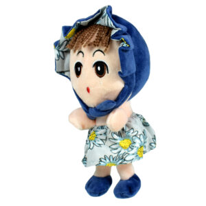 Stuffed Cuddly A Cute Doll Plush Toy, Soft Toy (Blue) - 8 Inch-23581