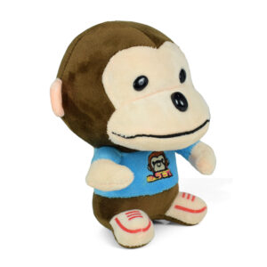 Stuffed Cuddly Monkey Plush Toy, Soft Toy (Blue) - 7 Inch-23590