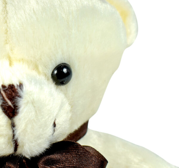 Stuffed Cuddly Teddy Plush Toy, Hangable Soft Toy (Cream) - 7 Inch-23606