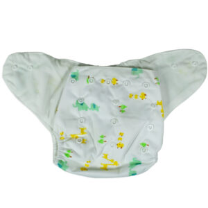 Free Size Reusable Cloth Diaper With Insert (Animals) - Multicolor-23669