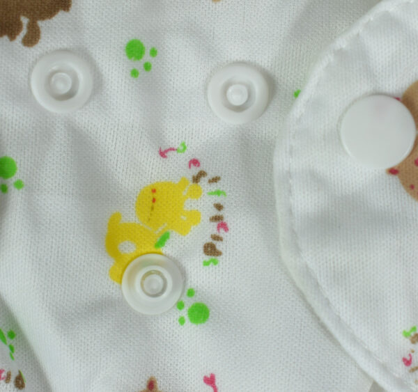 Free Size Reusable Cloth Diaper With Insert (Lion Print) - Multicolor-23676