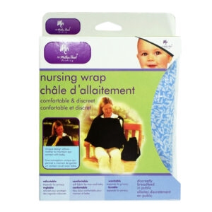 Mother Hood Nursing Wrap, Nursing Cover - Blue-0