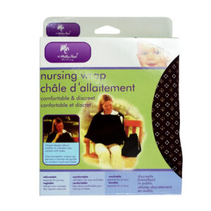 Mother Hood Nursing Wrap, Nursing Cover - Black-0