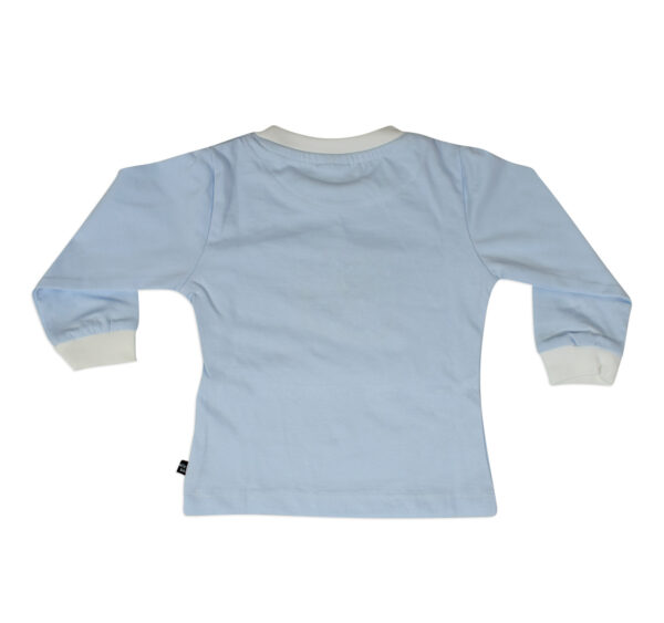 Ollypop Full Sleeve T-shirt & Lower Set - Sky Blue-23907