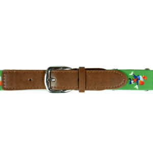 Italy Stretchable Kids Belt (Donald Duck) - Green-0