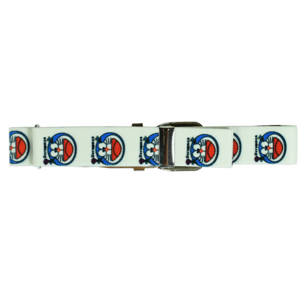 Italy Stretchable Kids Belt (Doraemon) - White-23967