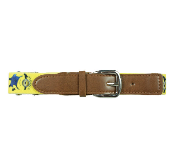 Italy Stretchable Kids Belt (Minions) - Yellow-0