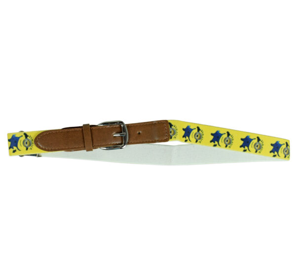 Italy Stretchable Kids Belt (Minions) - Yellow-23974