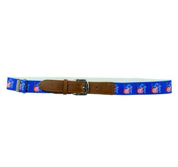 Italy Stretchable Kids Belt (Peppa Pig) - Blue-23979