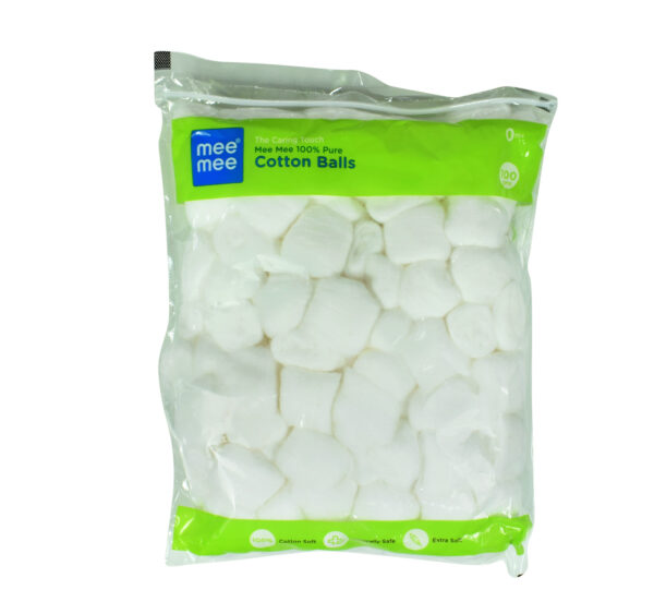 Mee Mee 100% Pure Cotton Balls - 100 gm-0