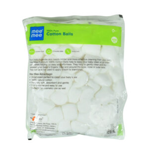 Mee Mee 100% Pure Cotton Balls - 100 gm-24020