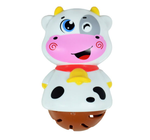 Huile Zodiac Rattle Cow Charcter - White-0