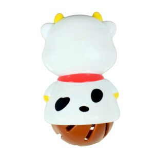 Huile Zodiac Rattle Cow Charcter - White-23200