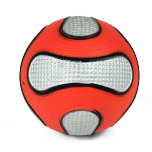 Multi Purposable Foam Ball for Infants - Red/Silver-0