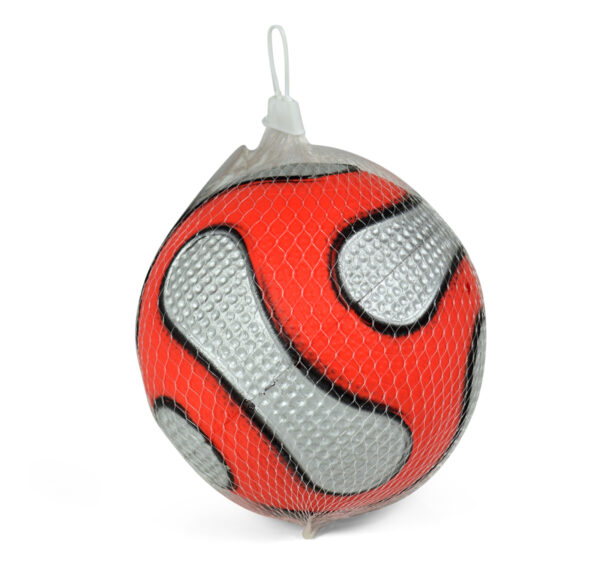 Multi Purposable Foam Ball for Infants - Red/Silver-23184