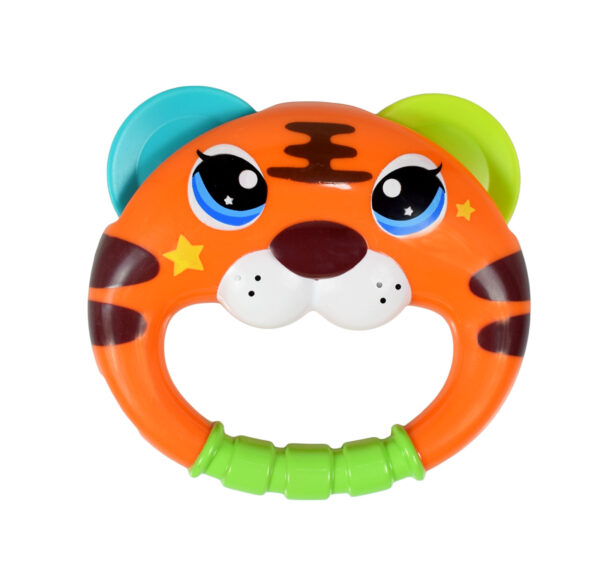 Huile Zodiac Rattle Lion Animal - Orange-0