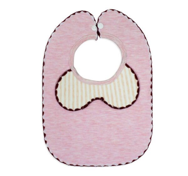 Very Soft Cotton Bib - Pink-23316