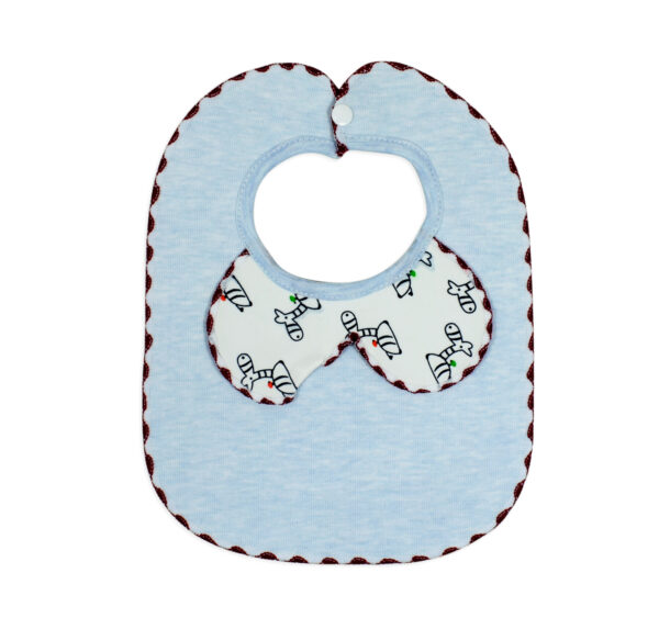 Very Soft Cotton Bib - Blue-23322