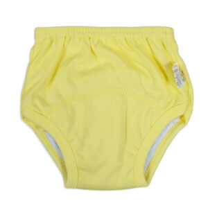 Baby Infants Breathable Soft Cotton Diaper Pants Reusable Nappy - Yellow-23380