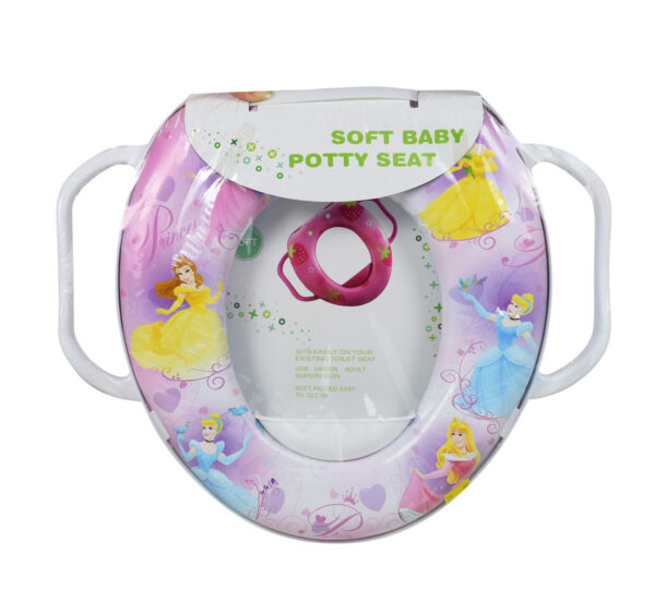 Soft Cushion Potty Trainer Comfortable Seat (Princess) - Pink-0