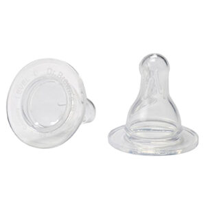 Dr Brown Natural Flow Level 4 Narrow Nipple Set of 2 - 9m+-24500