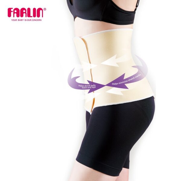 Farlin Breathable Postnatal Reshaping Abdominal After Birth Girdle Belt (Small 36" x 8.5")-24708