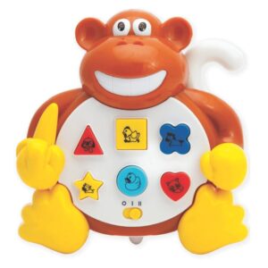 Childcare Joyful Monkey, Easy to Hold with Different Sound And Music-0