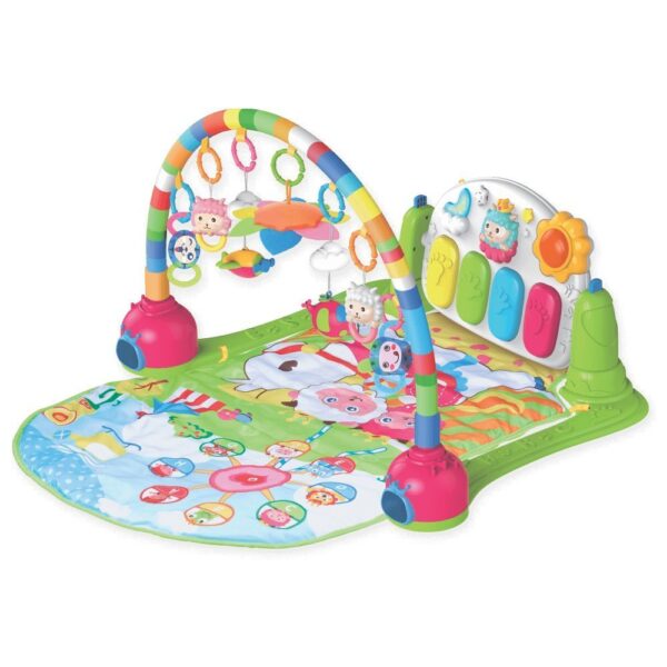 Childcare Piano Gym, Musical Toy to Stimulate Motor Skills - Multicolor-0