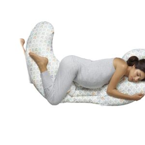 Chicco Total Body Pillow - Silver Leaf (Multicolor)-24569