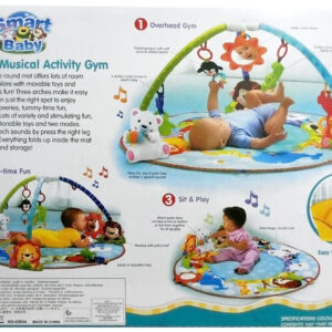 Smart Baby Deluxe Musical Activity Gym - Multicolor-24687