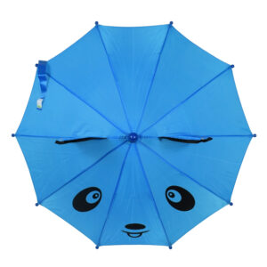 3D Pop-up Umbrella Bear Theme, Solid Color - Blue-24338