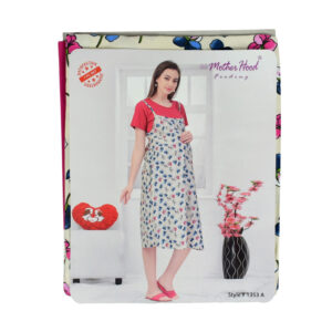 Mother Hood Maternity Nighty Gown (Flower Print) - Multicolor-24161