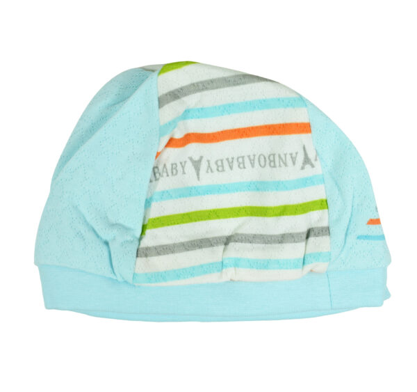 New Born Double Layer Summer Cap - Sky Blue-24208