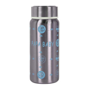 Papa Baby Multipurposable Steel Feeding Bottle - Blue-24135