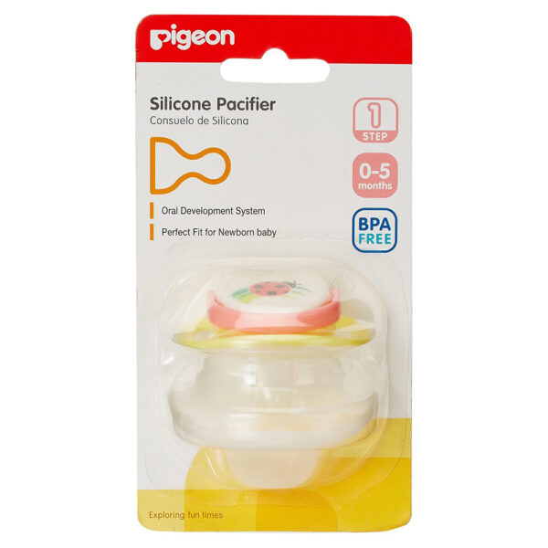 Pigeon Silicone Pacifier Step 1 (3 Colors)-24751