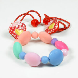 Stone Bracelet with Hair Band - Multicolor-24471